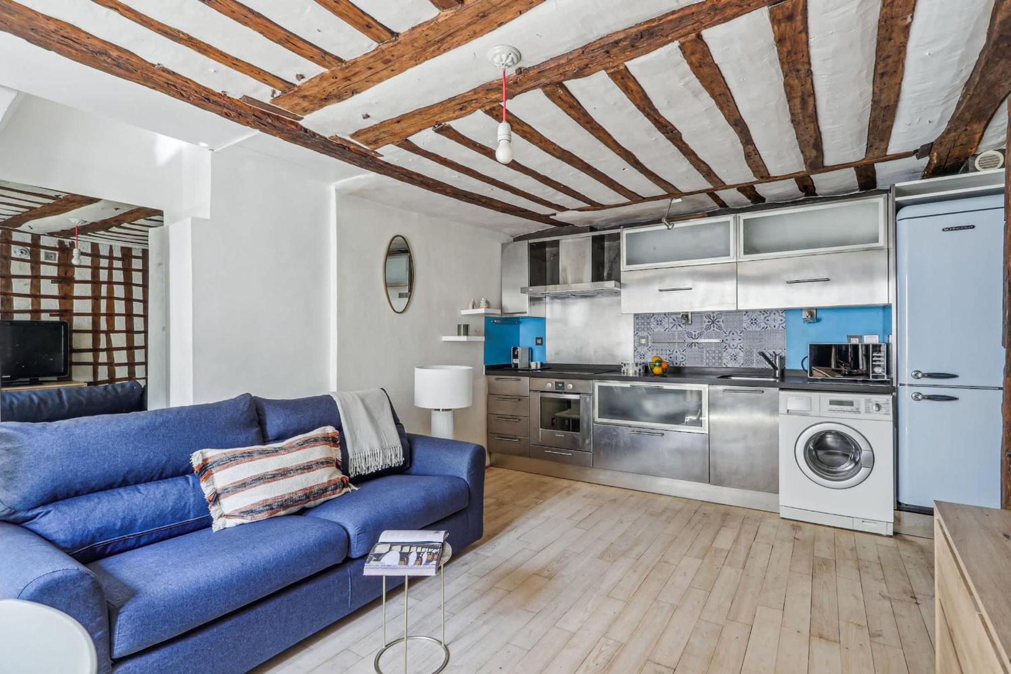 Apartment 1Br Steps From The Louvre & Palais Royal & Opera Flat *