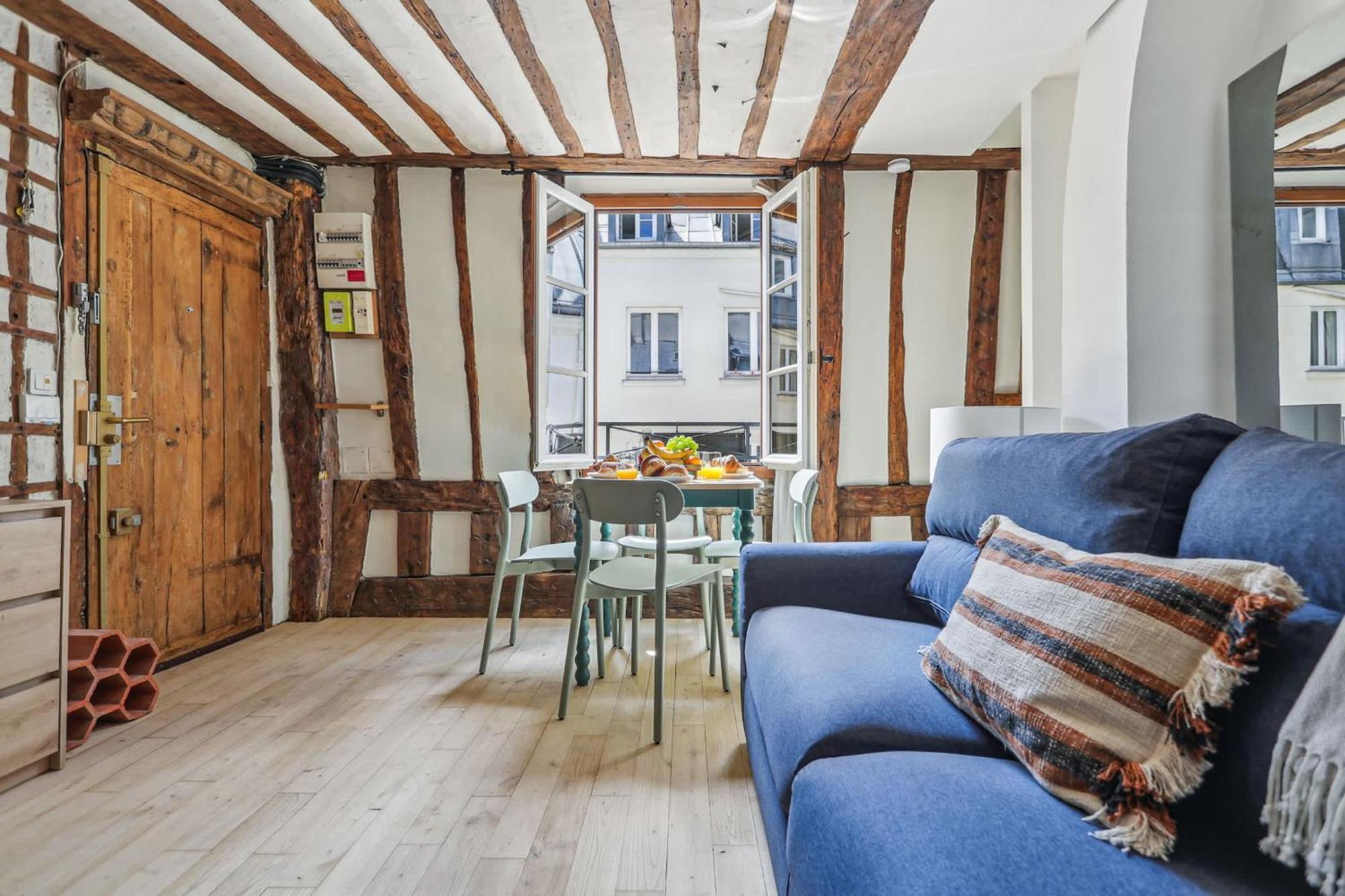 Apartment 1Br Steps From The Louvre & Palais Royal & Opera Flat *